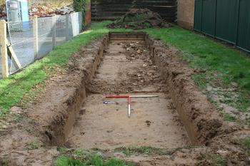 Image from Images and GIS from an Archaeological Evaluation at Ferry Road, Felixstowe, Suffolk, January 2023
