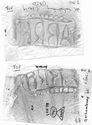 Thumbnail of Group of rubbings of ABRF die 1