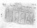 Thumbnail of Rubbing of ABRF die 1 from Gorhambury 4K