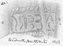 Thumbnail of Rubbing of AEBRIS die 1 from Brixworth, Northants