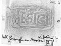 Thumbnail of Rubbing of AESICO die 1 from Brough on Humber 4K