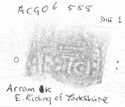 Thumbnail of Rubbing of AESICO die 1 from Arram 1K