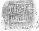 Thumbnail of Rubbing of AESICO die 2 from Malton 17K