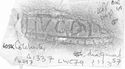 Thumbnail of Rubbing of ALBINVS 1 die 1A from Colchester 605K