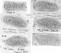 Thumbnail of Group of rubbings of ALBINVS 1 die 2A