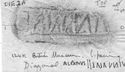 Thumbnail of Rubbing of ALBINVS 1 die 2A from British Museum, London 124K