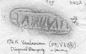 Thumbnail of Rubbing of ALBINVS 1 die 2A from Verulamium 174K