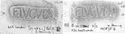 Thumbnail of Group of rubbings of ALBINVS 1 die 6B