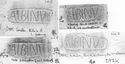 Thumbnail of Group of rubbings of ALBINVS 1 die 8