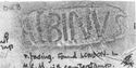 Thumbnail of Rubbing of ALBINVS 1 die 8 from London
