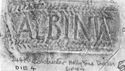 Thumbnail of Rubbing of ALBINVS 1 die 4 from Colchester 344K