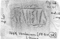 Thumbnail of Rubbing of ARIINT die 1 from Verulamium 144K