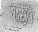 Thumbnail of Rubbing of ARIINT die 1 from Verulamium 6K
