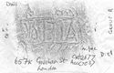 Thumbnail of Rubbing of ATEPAC[ 1 die 1 from London, 10 Gresham St. 657K