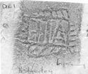 Thumbnail of Rubbing of ATEPAC[ 1 die 1 from Hedgerley, Bucks