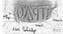 Thumbnail of Rubbing of ATPACIVS die 1 from Corbridge 94K joins 216K