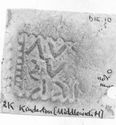 Thumbnail of Rubbing of  AVSTINVS die 10 from Kinderton 2K