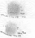 Thumbnail of Rubbing of  AVSTINVS die 11 from Wilderspool 88K