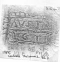 Thumbnail of Rubbing of  AVSTINVS die 4 from Carlisle Lanes2 195K