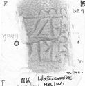 Thumbnail of Rubbing of  AVSTINVS die 9 from Watercrook 11K