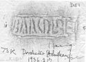 Thumbnail of Rubbing of BAACDLSE die 1 from Dorchester 73K