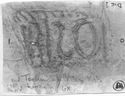 Thumbnail of Rubbing of BISO die 1 from Lincoln Technical College Kiln 6K
