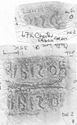 Thumbnail of Group of rubbings of BISO die 2