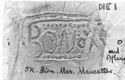 Thumbnail of Rubbing of BONOX(u)S die 1 from Manduessedum 5K