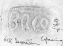 Thumbnail of Rubbing of  BRCO die 1 from Segontium 61K