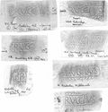 Thumbnail of Group of rubbings of BRVCCIVS die 1