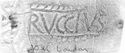 Thumbnail of Rubbing of BRVCCIVS die 1 from London GH 303K