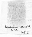 Thumbnail of Rubbing of BRVSCIVS die 2 from Mumrills FRB207A