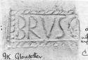 Thumbnail of Rubbing of BRVSCIVS die 3 from Gloucester 9K