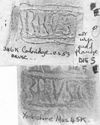 Thumbnail of Group of rubbings of BRVSCIVS die 5