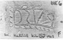 Thumbnail of Rubbing of BRVSCIVS die 6 from Hartshill 2K