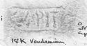 Thumbnail of Rubbing of CAPITO  die 1 from Verulamium 18K