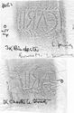 Thumbnail of Group of rubbings of CARITA die 1