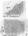 Thumbnail of Group of rubbings of CASTVS die 3