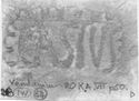Thumbnail of Rubbing of CASTVS die 4 from Verulamium 20K