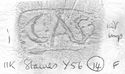 Thumbnail of Rubbing of CASTVS die 6 from Staines 11K