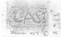 Thumbnail of Rubbing of CASTVS die 6 from Staines 11K