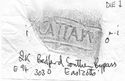 Thumbnail of Rubbing of CATTANVS die 1 from Eastcotts 2K