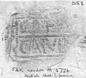 Thumbnail of Rubbing of CATVLLVS die 1 from British Museum, London 54K