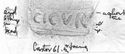 Thumbnail of Rubbing of CICVR die 1 from Castor 61_3