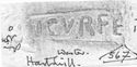 Thumbnail of Rubbing of CICVR die 1 from Hartshill_567