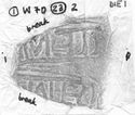 Thumbnail of Rubbing of CLEME(n)S die 1 from Mancetter_1_W70_23_2