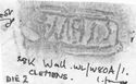 Thumbnail of Rubbing of CLEME(n)S die 2 from Wall 28K