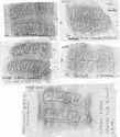 Thumbnail of Group of rubbings of COERTVTINVS die 1