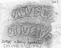 Thumbnail of Rubbing of COERTVTINVS die 1 from Leicester 219K