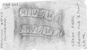 Thumbnail of Rubbing of COERTVTINVS die 1 from Tripontium 13K